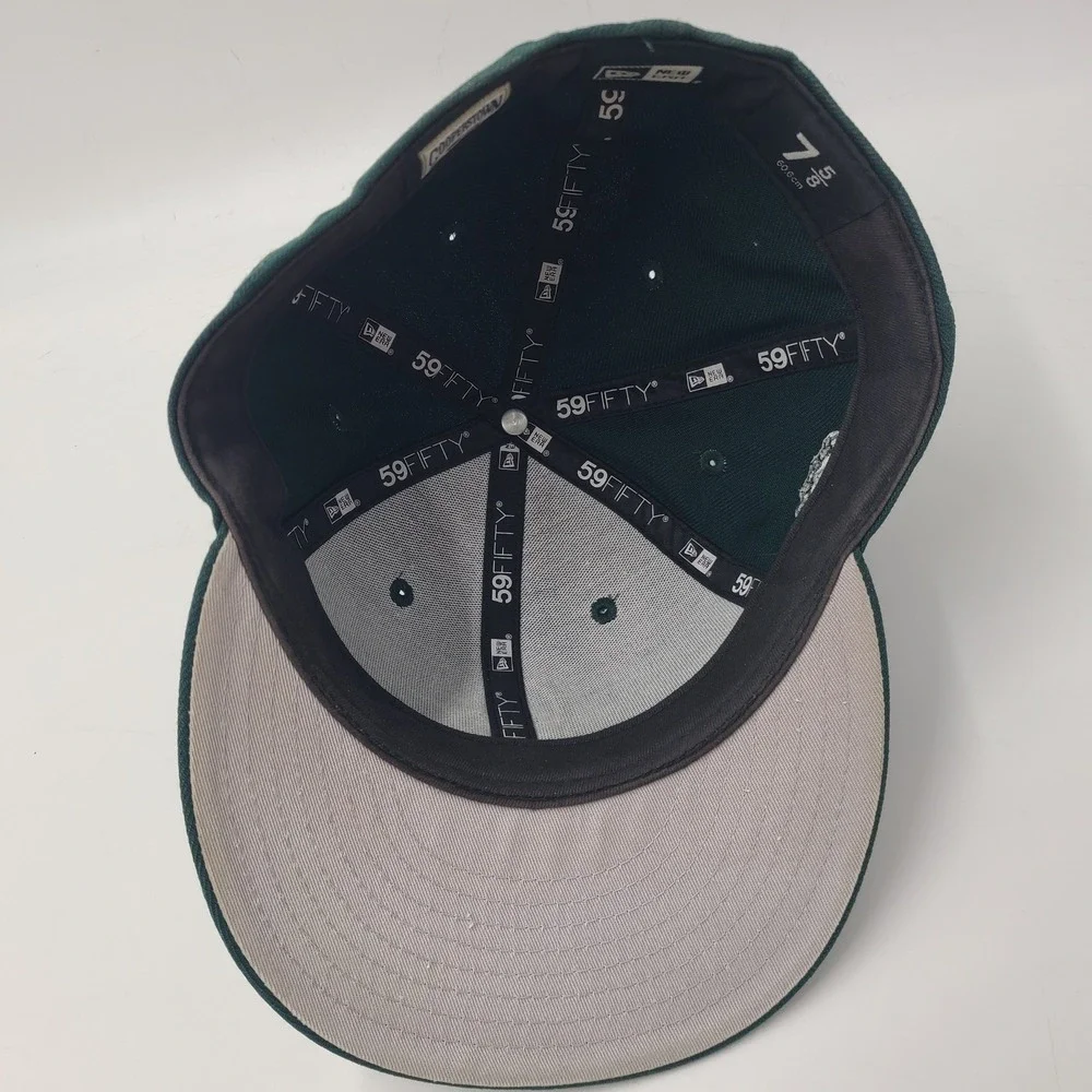 New Era brim slightly